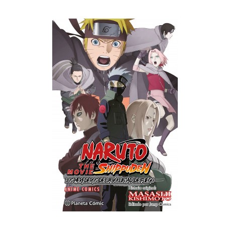 Naruto Shippuden Anime Comic Los Herederos de la Voluntad de Fuego