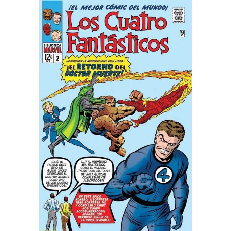 Biblioteca Marvel. Los 4 Fantásticos 2. 1962-63. Fantastic Four 6-11 Usa