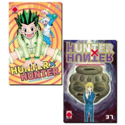 Hunter x Hunter 1 (portada alternativa) + Hunter x Hunter 37 (portada alternativa)