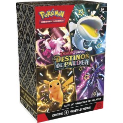 Pokémon JCC / TCG - Lote de paquetes de mejora Escarlata y Púrpura: Destinos de Paldea