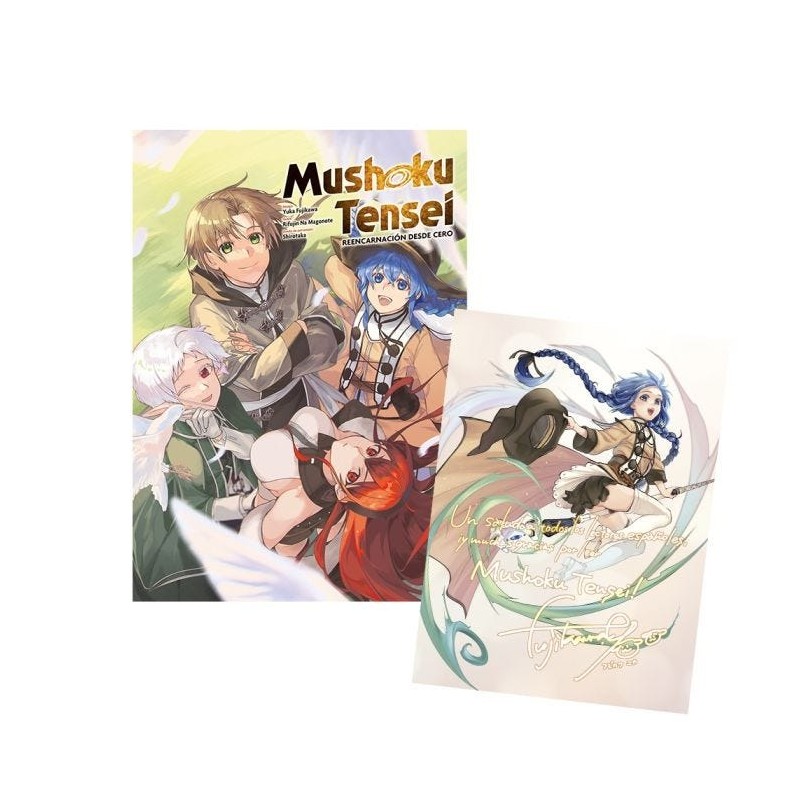 Mushoku Tensei 19 (Portada Alternativa) + Postal