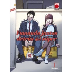 Fumando juntos detrás del...