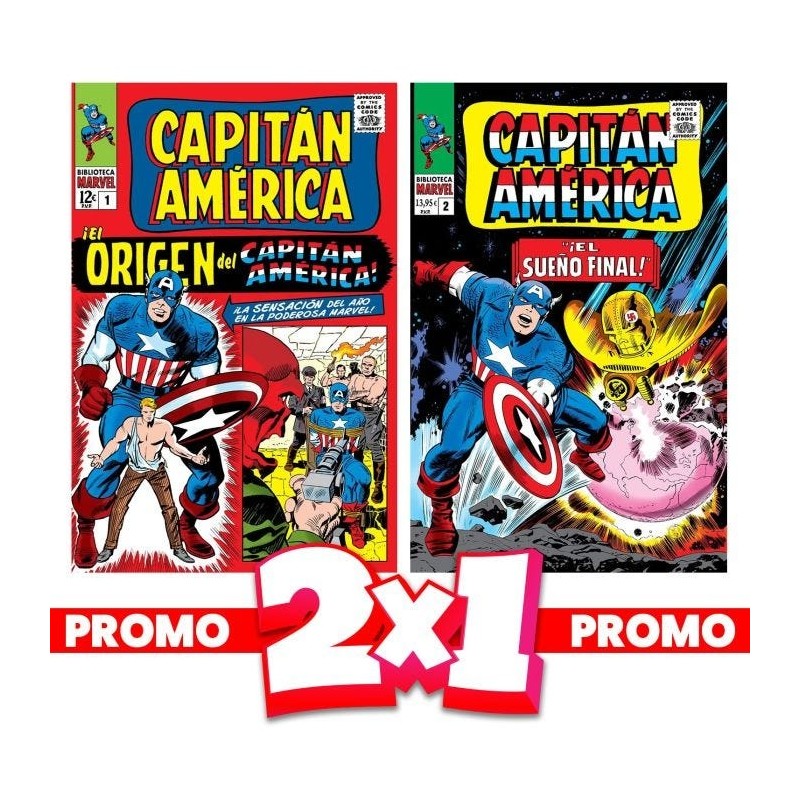 Biblioteca Marvel. Capitán América 1 + 2