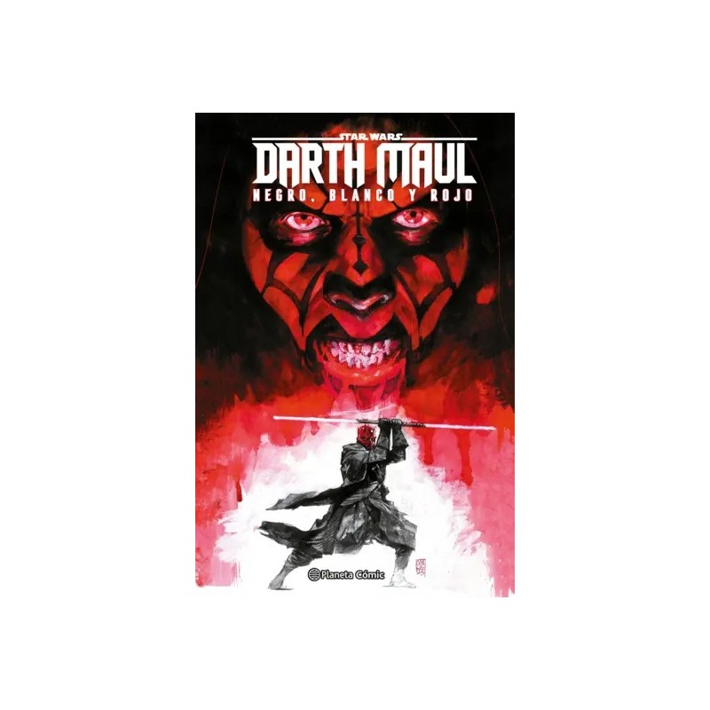 Star Wars Darth Maul: Blanco, negro y rojo