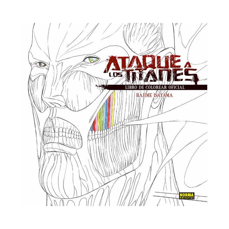 Ataque A Los Titanes. Libro De Colorear Oficial 02