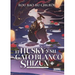 El Husky Y Su Gato Blanco...