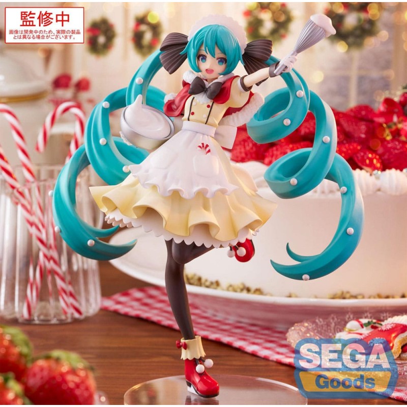 Hatsune Miku - Figura Hatsune Miku Luminasta Christmas 2025