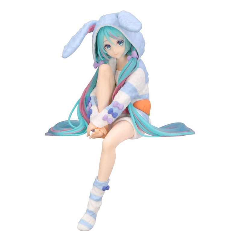 Hatsune Miku - Figura Noodle Stopper Rabbit Ear Hood Pajama Blue Color Ver.